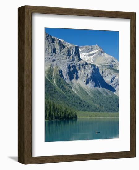 Emerald Lake, Yoho National Park, Rocky Mountains, British Columbia, Canada-Anthony Waltham-Framed Photographic Print