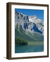 Emerald Lake, Yoho National Park, Rocky Mountains, British Columbia, Canada-Anthony Waltham-Framed Photographic Print