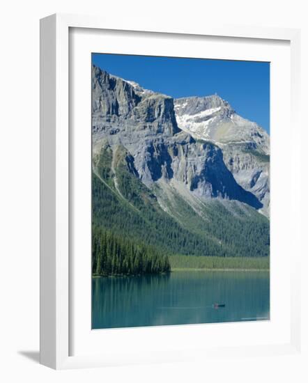 Emerald Lake, Yoho National Park, Rocky Mountains, British Columbia, Canada-Anthony Waltham-Framed Photographic Print