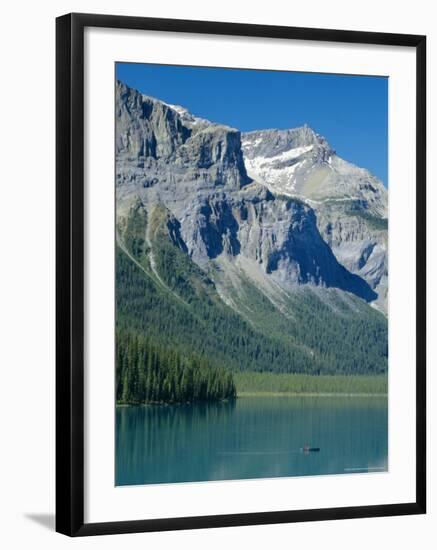 Emerald Lake, Yoho National Park, Rocky Mountains, British Columbia, Canada-Anthony Waltham-Framed Photographic Print