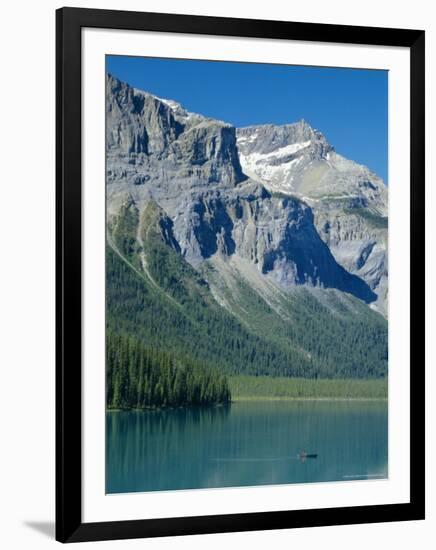 Emerald Lake, Yoho National Park, Rocky Mountains, British Columbia, Canada-Anthony Waltham-Framed Photographic Print