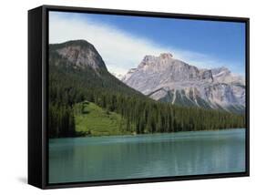 Emerald Lake, Yoho National Park, Rocky Mountains, British Columbia, Canada-Robert Harding-Framed Stretched Canvas