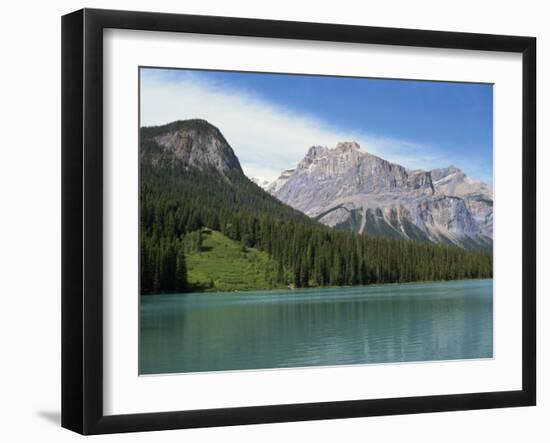 Emerald Lake, Yoho National Park, Rocky Mountains, British Columbia, Canada-Robert Harding-Framed Photographic Print