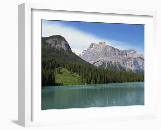 Emerald Lake, Yoho National Park, Rocky Mountains, British Columbia, Canada-Robert Harding-Framed Photographic Print