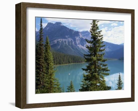 Emerald Lake, Yoho National Park, Rocky Mountains, British Columbia, Canada-Robert Harding-Framed Photographic Print