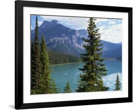 Emerald Lake, Yoho National Park, Rocky Mountains, British Columbia, Canada-Robert Harding-Framed Photographic Print