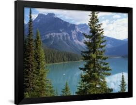 Emerald Lake, Yoho National Park, Rocky Mountains, British Columbia, Canada-Robert Harding-Framed Photographic Print