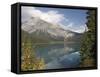Emerald Lake, Yoho National Park, Rocky Mountains, British Columbia, Canada-Tony Waltham-Framed Stretched Canvas