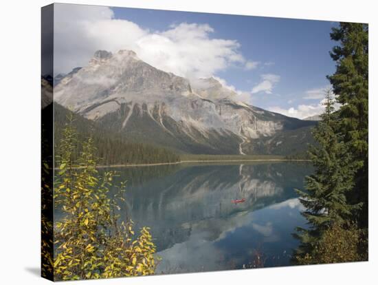 Emerald Lake, Yoho National Park, Rocky Mountains, British Columbia, Canada-Tony Waltham-Stretched Canvas