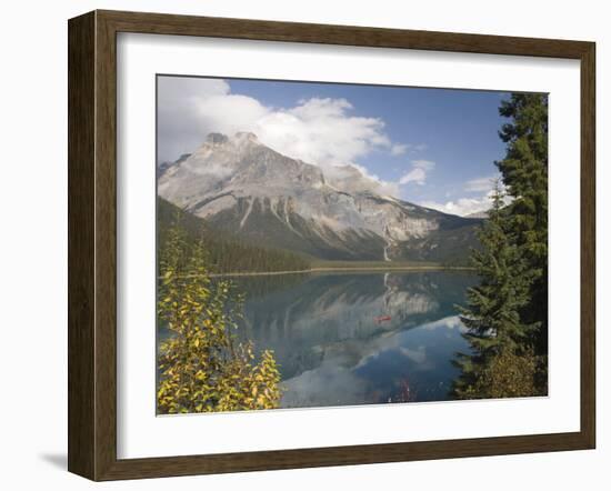 Emerald Lake, Yoho National Park, Rocky Mountains, British Columbia, Canada-Tony Waltham-Framed Photographic Print