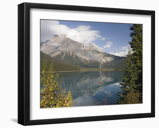 Emerald Lake, Yoho National Park, Rocky Mountains, British Columbia, Canada-Tony Waltham-Framed Photographic Print