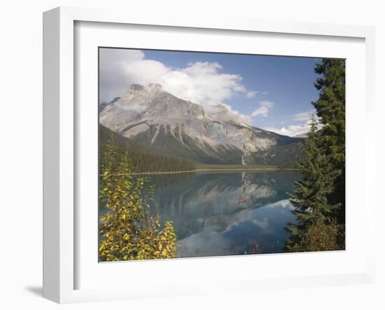 Emerald Lake, Yoho National Park, Rocky Mountains, British Columbia, Canada-Tony Waltham-Framed Photographic Print