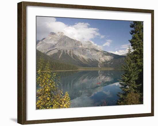 Emerald Lake, Yoho National Park, Rocky Mountains, British Columbia, Canada-Tony Waltham-Framed Photographic Print