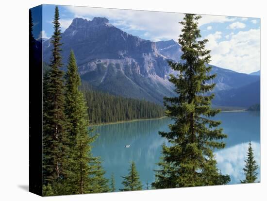 Emerald Lake, Yoho National Park, Rocky Mountains, British Columbia, Canada-Robert Harding-Stretched Canvas