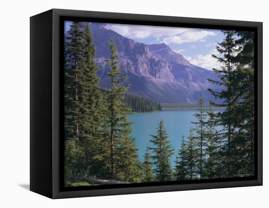 Emerald Lake, Yoho National Park, Unesco World Heritage Site, British Columbia (B.C.), Canada-Robert Harding-Framed Stretched Canvas