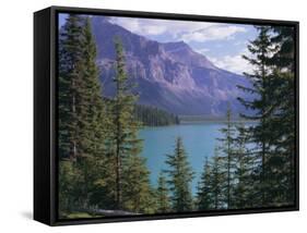 Emerald Lake, Yoho National Park, Unesco World Heritage Site, British Columbia (B.C.), Canada-Robert Harding-Framed Stretched Canvas