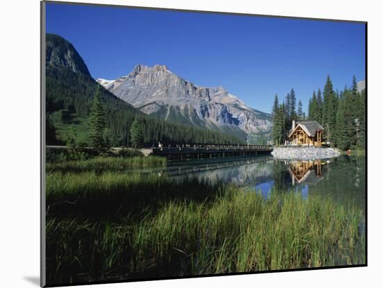 Emerald Lake, Yoho National Park, UNESCO World Heritage Site, British Columbia, Canada-Hans Peter Merten-Mounted Photographic Print