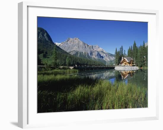 Emerald Lake, Yoho National Park, UNESCO World Heritage Site, British Columbia, Canada-Hans Peter Merten-Framed Photographic Print