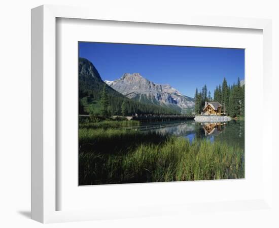 Emerald Lake, Yoho National Park, UNESCO World Heritage Site, British Columbia, Canada-Hans Peter Merten-Framed Photographic Print