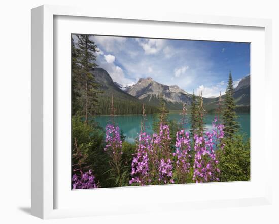 Emerald Lake, Yoho National Park, UNESCO World Heritage Site, British Columbia, Rocky Mountains, Ca-Martin Child-Framed Photographic Print