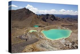 Emerald Lakes on the Tongariro Alpine Crossing-Stuart-Stretched Canvas