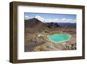 Emerald Lakes on the Tongariro Alpine Crossing-Stuart-Framed Photographic Print