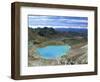 Emerald Lakes, Tongariro National Park, North Island, New Zealand-Rob Tilley-Framed Photographic Print