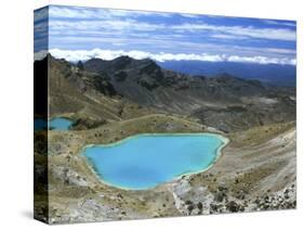 Emerald Lakes, Tongariro National Park, North Island, New Zealand-Rob Tilley-Stretched Canvas