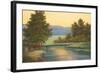 Emerald Meadow I-Linda Wacaster-Framed Premium Giclee Print