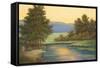 Emerald Meadow I-Linda Wacaster-Framed Stretched Canvas