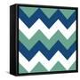 Emerald Monaco Blue-Tina Lavoie-Framed Stretched Canvas