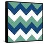 Emerald Monaco Blue-Tina Lavoie-Framed Stretched Canvas