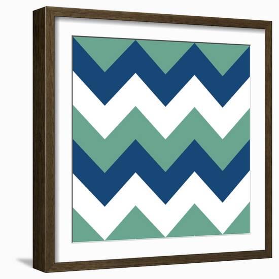 Emerald Monaco Blue-Tina Lavoie-Framed Giclee Print