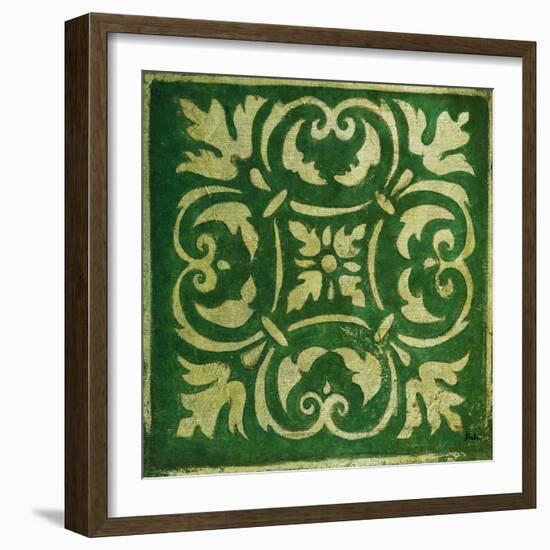 Emerald Mosaic-Patricia Pinto-Framed Art Print