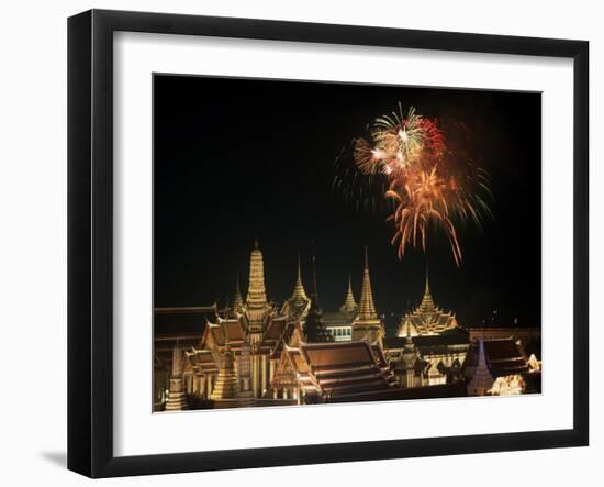 Emerald Palace During Commemoration of King Bumiphol's 50th Anniversary, Thailand-Russell Gordon-Framed Photographic Print