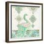 Emerald Peacock I-Janice Gaynor-Framed Art Print