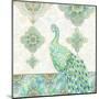 Emerald Peacock II-Janice Gaynor-Mounted Art Print