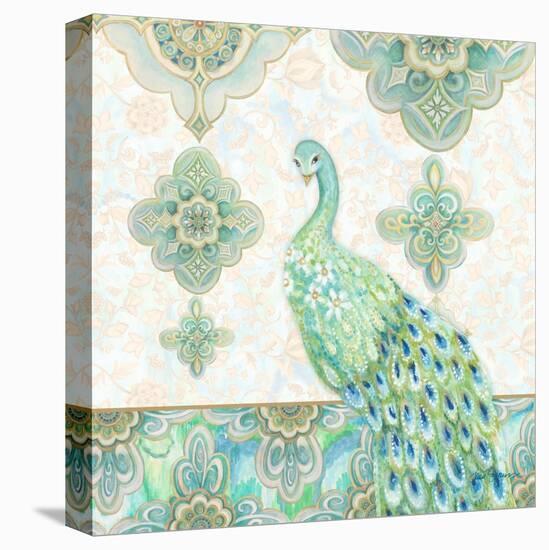 Emerald Peacock II-Janice Gaynor-Stretched Canvas