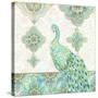 Emerald Peacock II-Janice Gaynor-Stretched Canvas