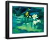 Emerald Pond-Ailian Price-Framed Art Print