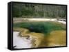 Emerald Pool, Black Sand Basin, Yellowstone National Park, Wyoming, USA-Ruth Tomlinson-Framed Stretched Canvas