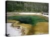 Emerald Pool, Black Sand Basin, Yellowstone National Park, Wyoming, USA-Ruth Tomlinson-Stretched Canvas