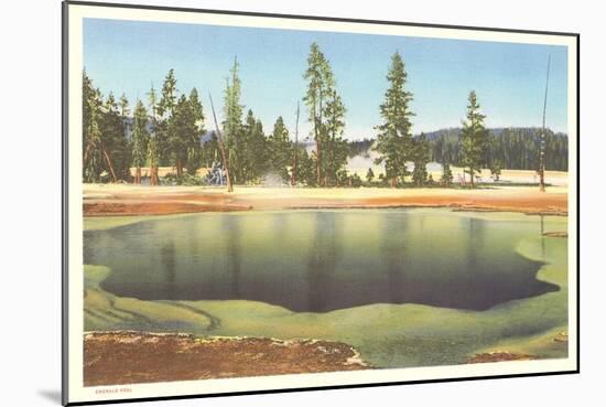 Emerald Pool, Yellowstone-null-Mounted Premium Giclee Print