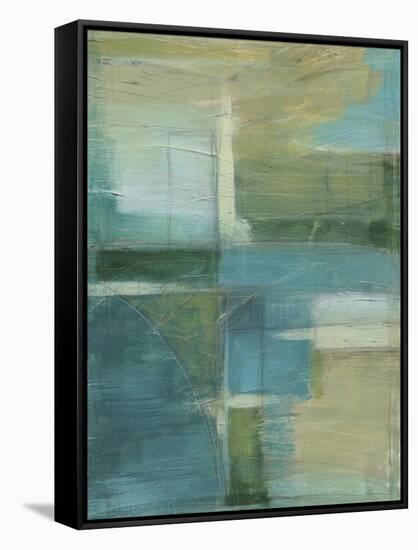 Emerald Reflections II-Erica J. Vess-Framed Stretched Canvas