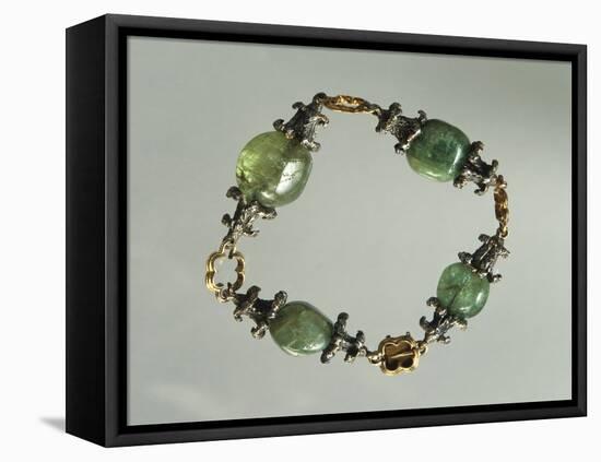 Emerald Root, Silver and Gold Bracelet, 1950s-Mario De Maria-Framed Stretched Canvas