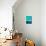 Emerald Sky and Navy Blue Abstract Study-Emma Moore-Mounted Art Print displayed on a wall