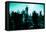 Emerald Skyline - In the Style of Oil Painting-Philippe Hugonnard-Framed Stretched Canvas