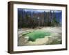 Emerald Spring, Green Colour Caused by Blue Water and Yellow Sulphur, UNESCO World Heritage Site-Robert Francis-Framed Photographic Print