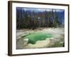 Emerald Spring, Green Colour Caused by Blue Water and Yellow Sulphur, UNESCO World Heritage Site-Robert Francis-Framed Photographic Print