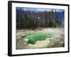 Emerald Spring, Green Colour Caused by Blue Water and Yellow Sulphur, UNESCO World Heritage Site-Robert Francis-Framed Photographic Print